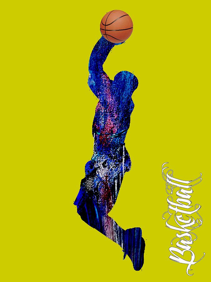 Basketball Collection #12 Mixed Media by Marvin Blaine