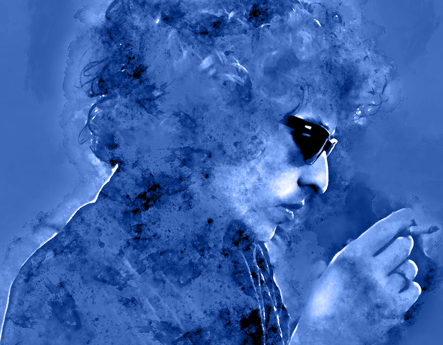 Bob Dylan #12 Mixed Media by Marvin Blaine