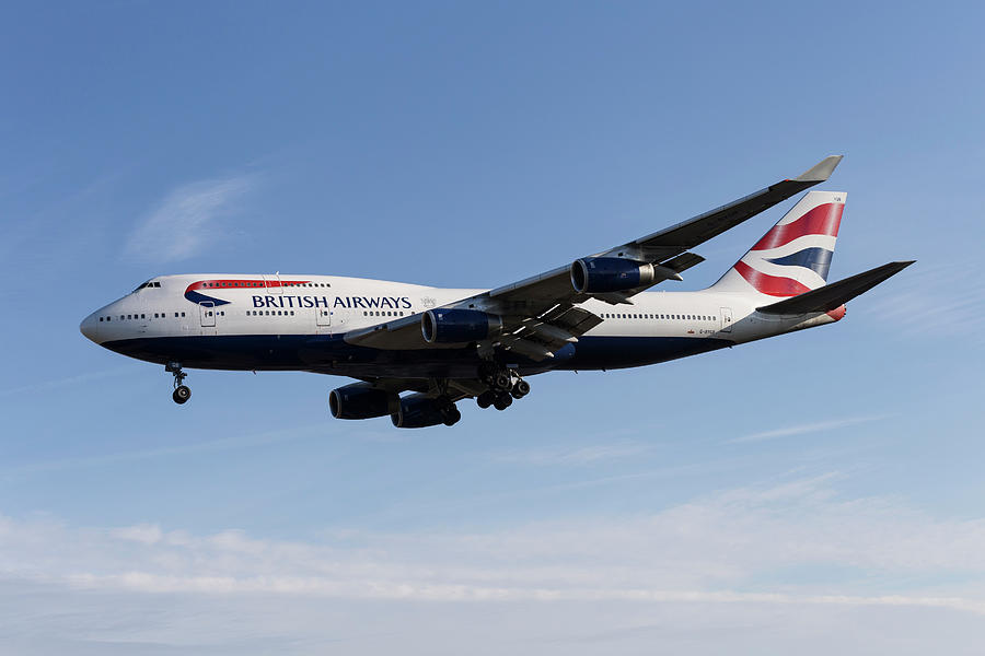 British Airways Photograph - British Airways Boeing 747 #4 by David Pyatt