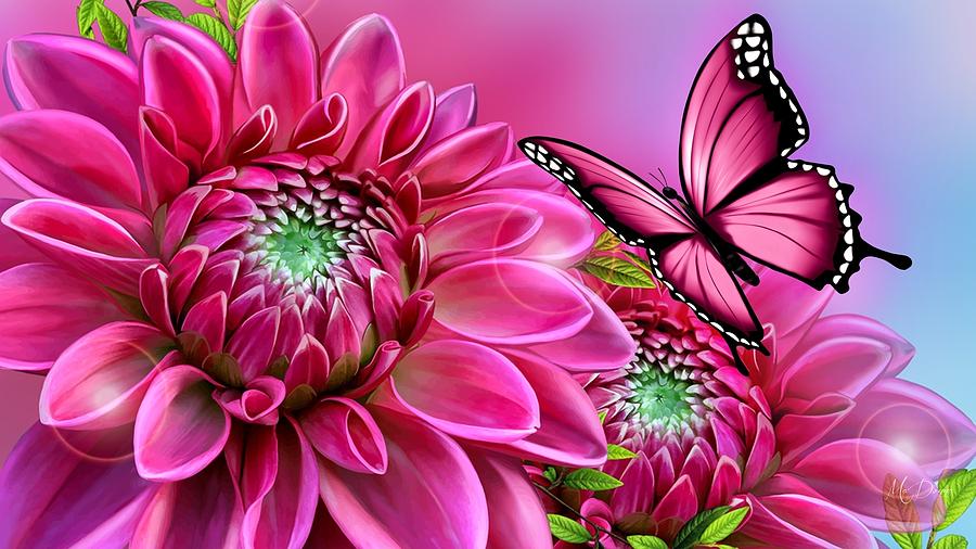 Butterfly Digital Art - Butterfly #12 by Maye Loeser