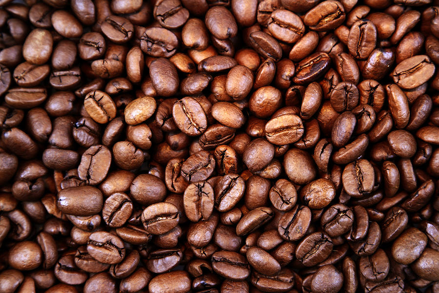 Coffee beans #12 Photograph by Les Cunliffe