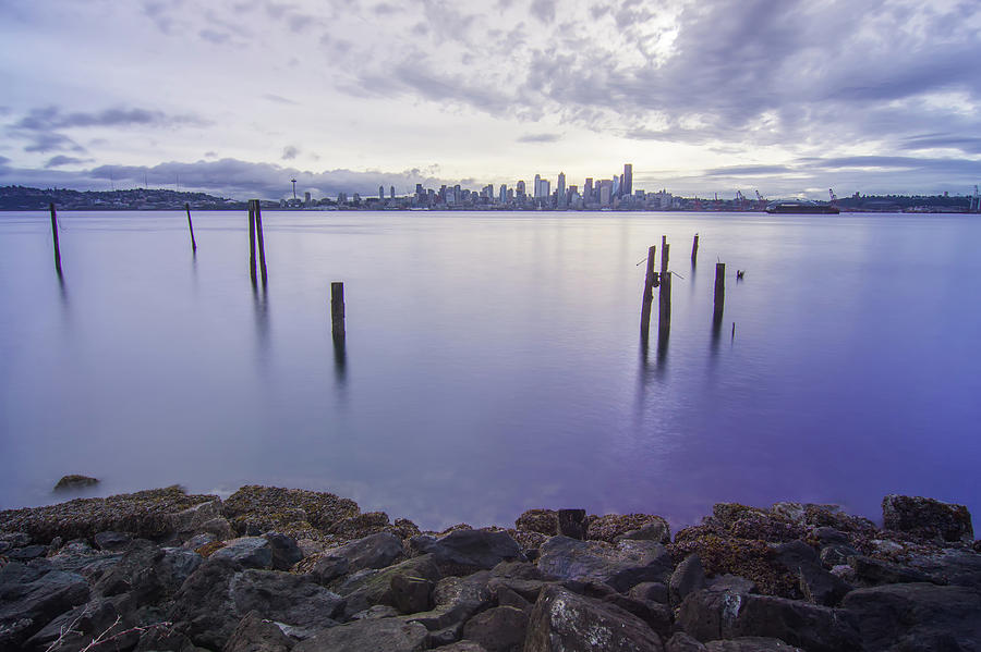 Early Morning Sunrise In Seattle Washington #12 Photograph by Alex Grichenko