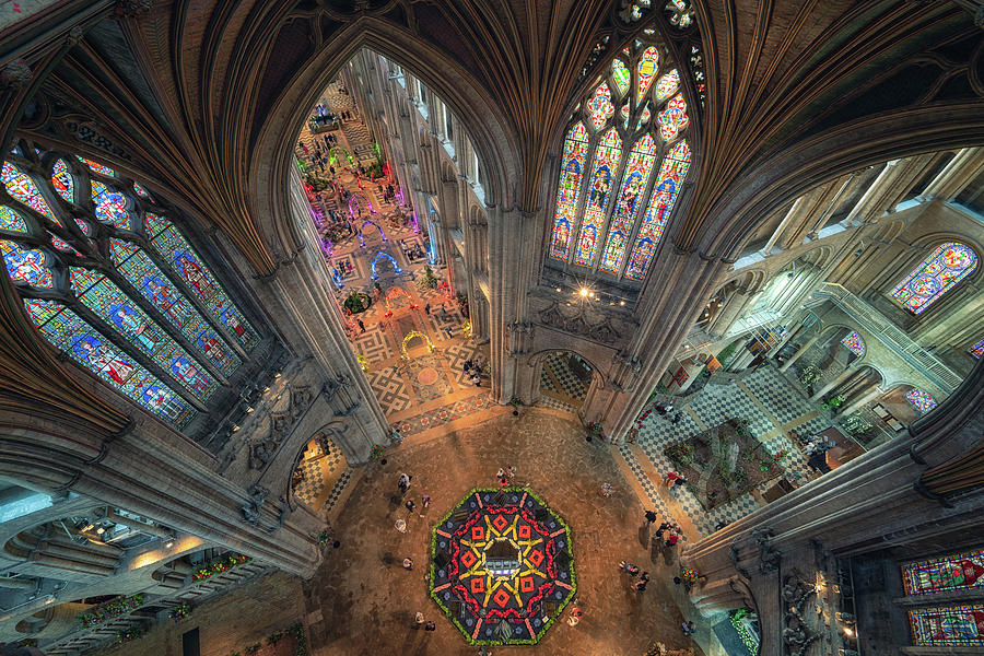 Ely Cathedral Flower Festival #12 Photograph by James Billings