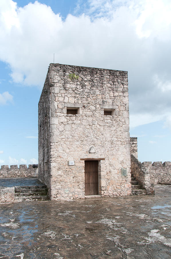 Fort of San Felipe in Bacalar #12 Digital Art by Carol Ailles