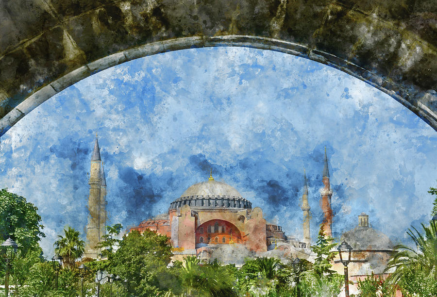 Hagia Sophia in Istanbul Turkey #12 Photograph by Brandon Bourdages