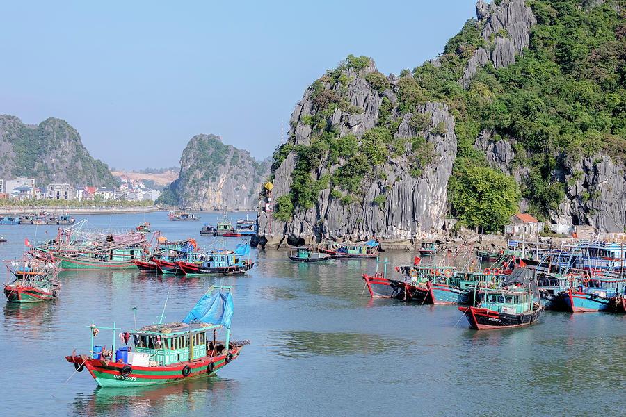 Boat Photograph - Halong Bay - Vietnam #12 by Joana Kruse