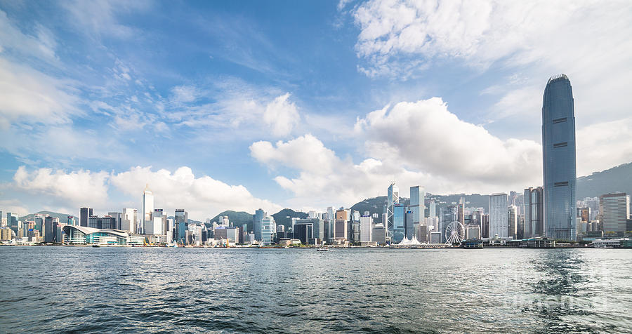 Hong Kong skyline #12 Photograph by Didier Marti