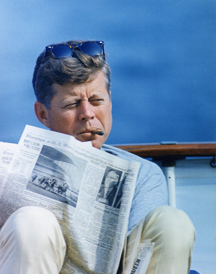 John F. Kennedy Photograph by Cecil Stoughton