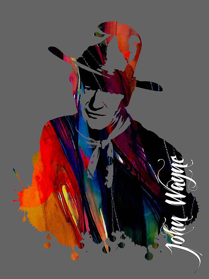 John Wayne Collection #12 Mixed Media by Marvin Blaine