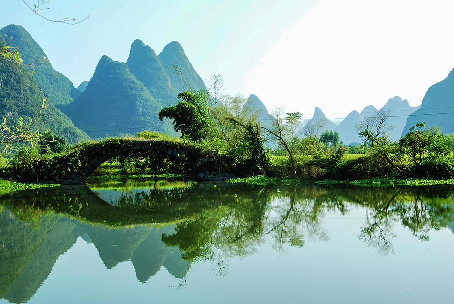 Karst rural scenery Photograph by Carl Ning - Fine Art America