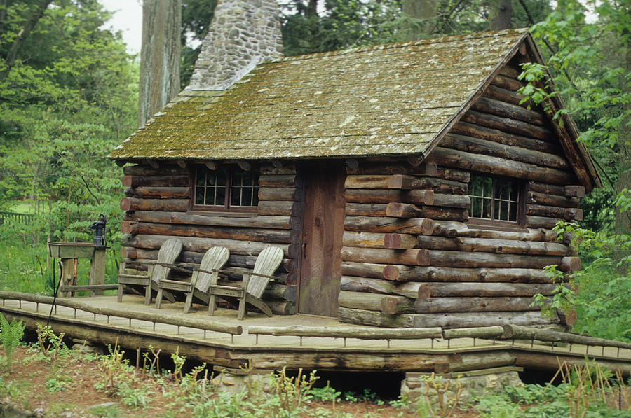 Log Cabin In Virginia Photograph By Carl Purcell