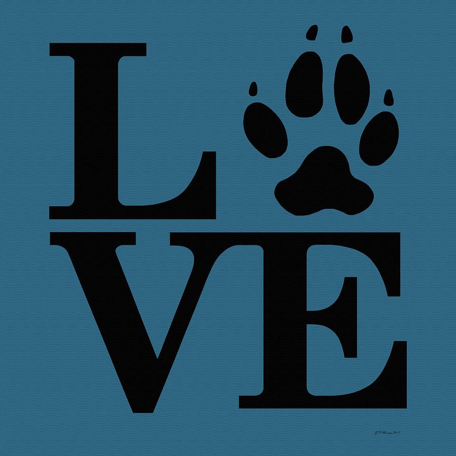 Love Claw Paw Sign #12 Digital Art by Gregory Murray