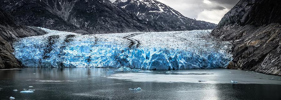  Magnificent Sawyer Glacier at the tip of Tracy Arm Fjord #12 Photograph by Alex Grichenko