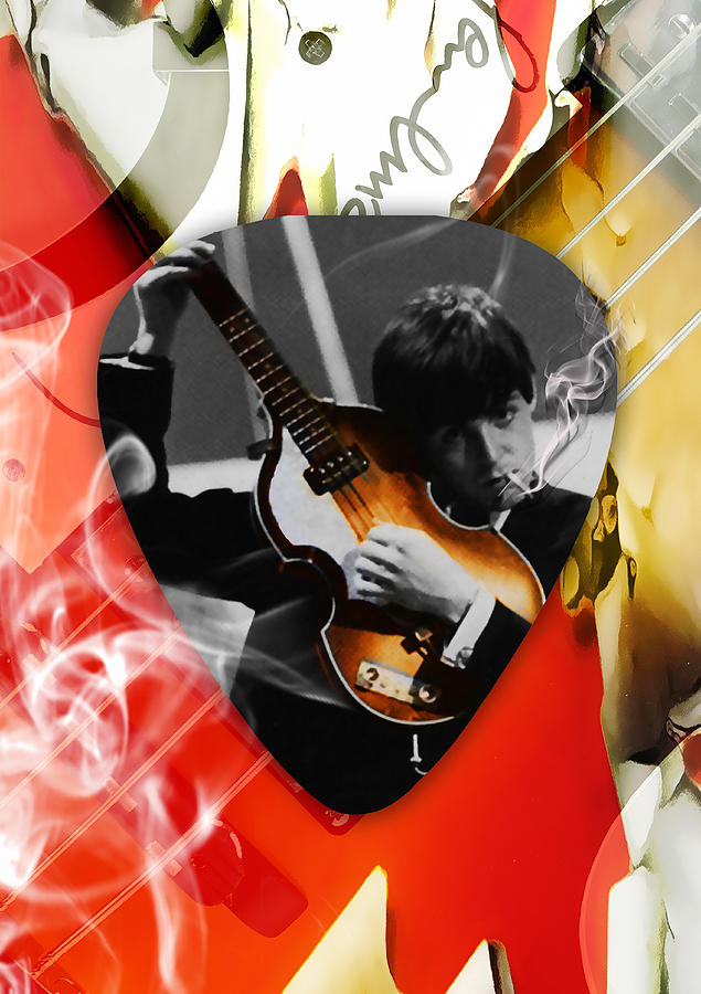 Paul McCartney Art #12 Mixed Media by Marvin Blaine