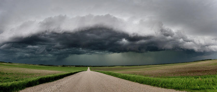 Summer Photograph - Prairie Storm Clouds Canada #12 by Mark Duffy