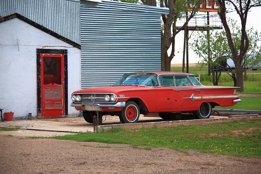 Route 66 Classic Car Photograph By Frank Romeo