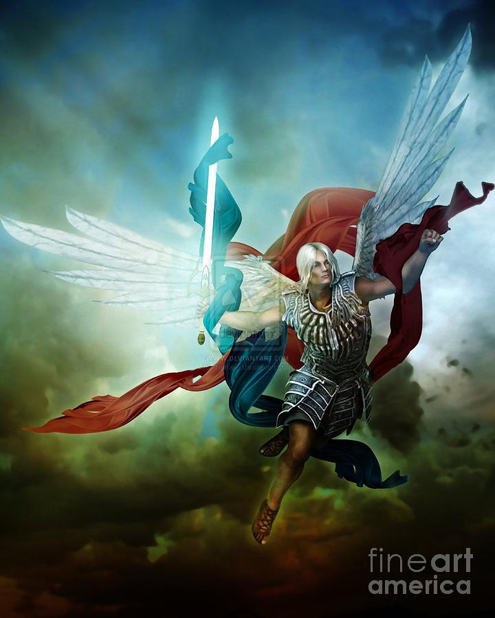 Saint Michael #12 Digital Art by Archangelus Gallery
