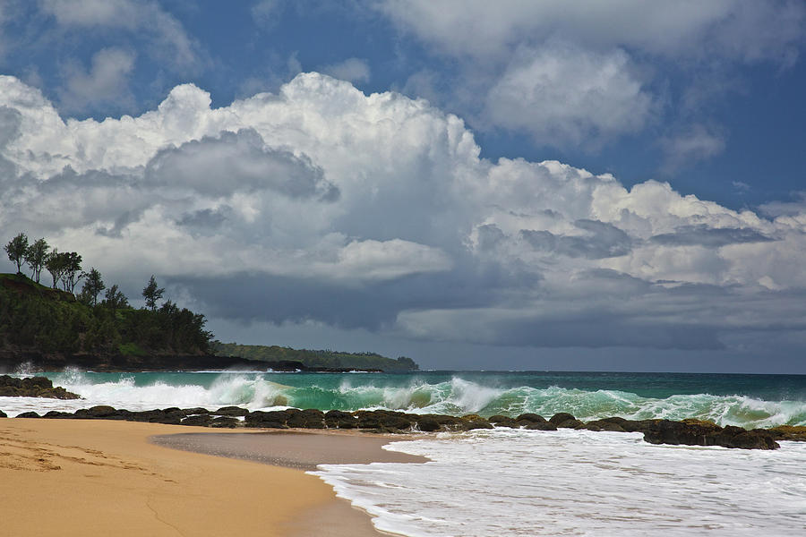 Beach Photograph - Secret Beach Kauai #14 by Steven Lapkin