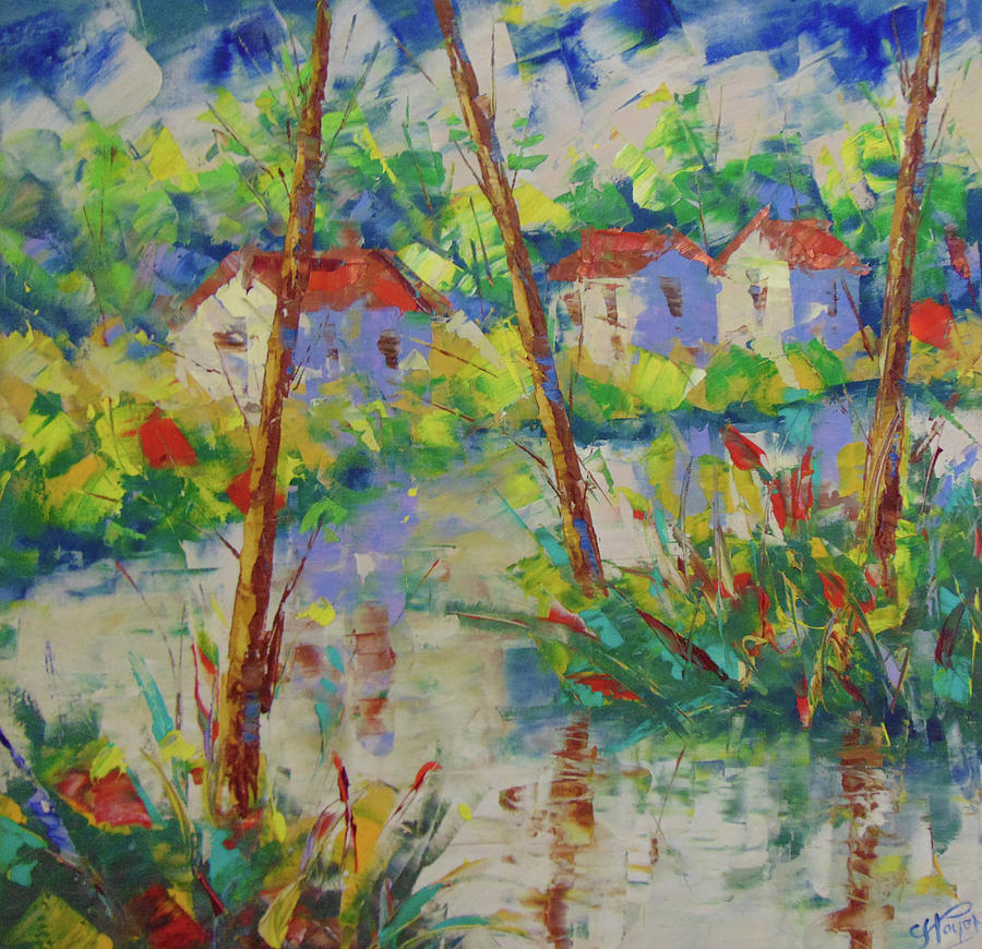 South of France #7 Painting by Frederic Payet
