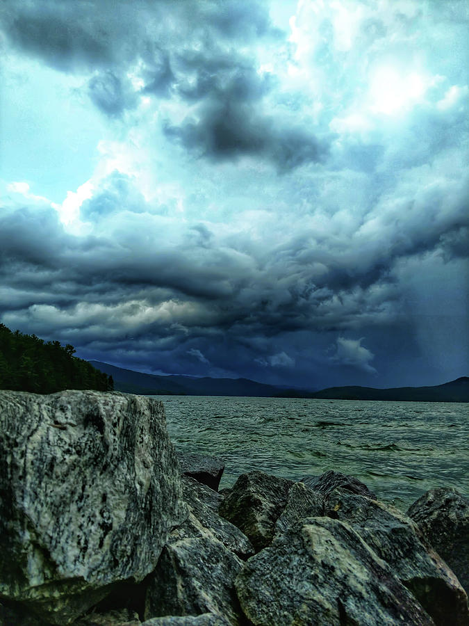 Stormy Landscape Over Lake Jocassee South Carolina #12 Photograph by Alex Grichenko