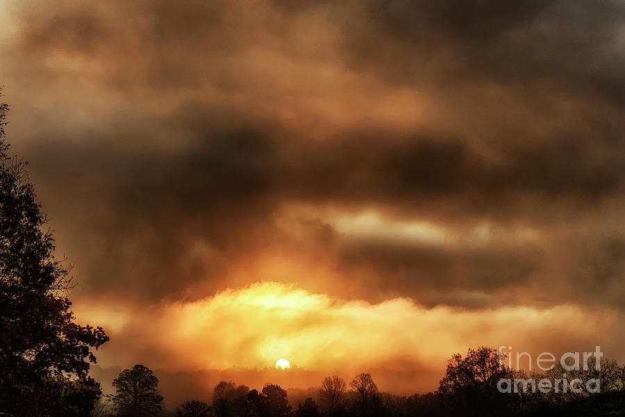 Sunrise and Fog #12 Photograph by Thomas R Fletcher