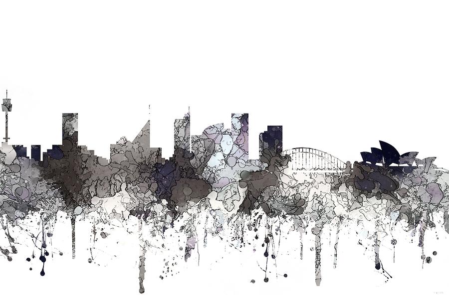 Sydney Australia Skyline #12 Digital Art by Marlene Watson