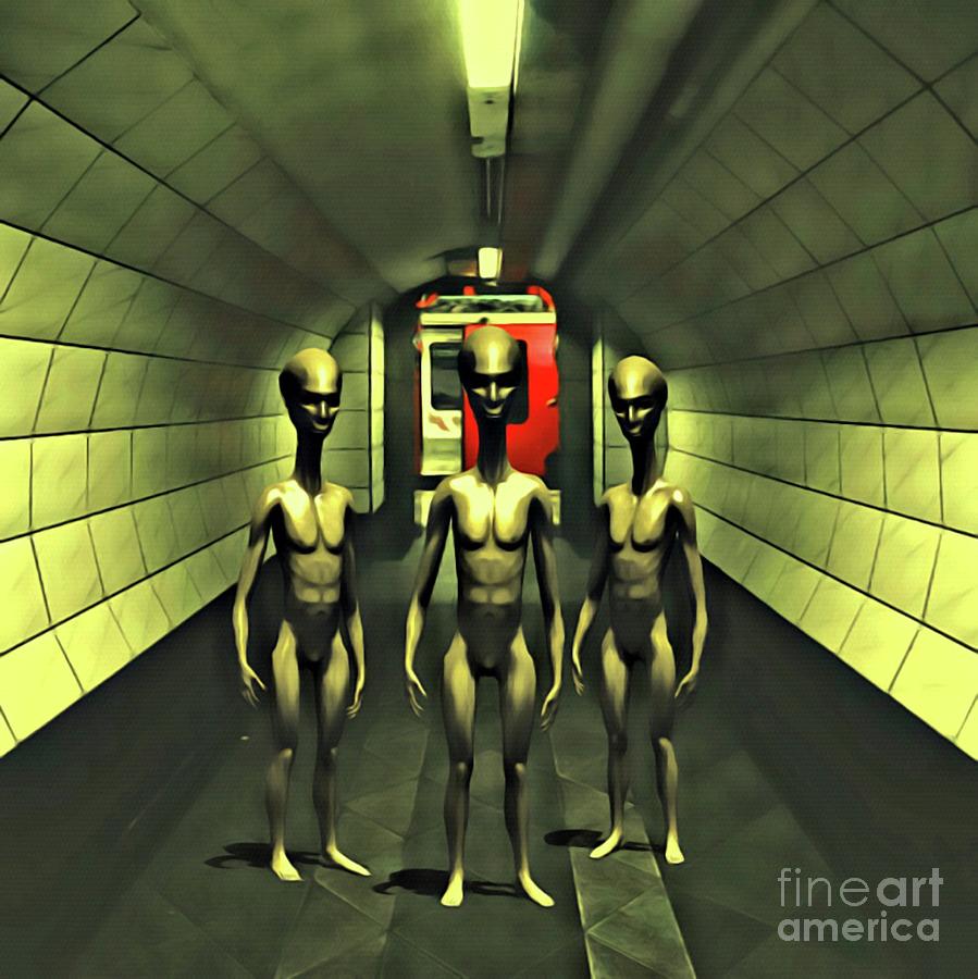 The Alien Conspiracy Digital Art
