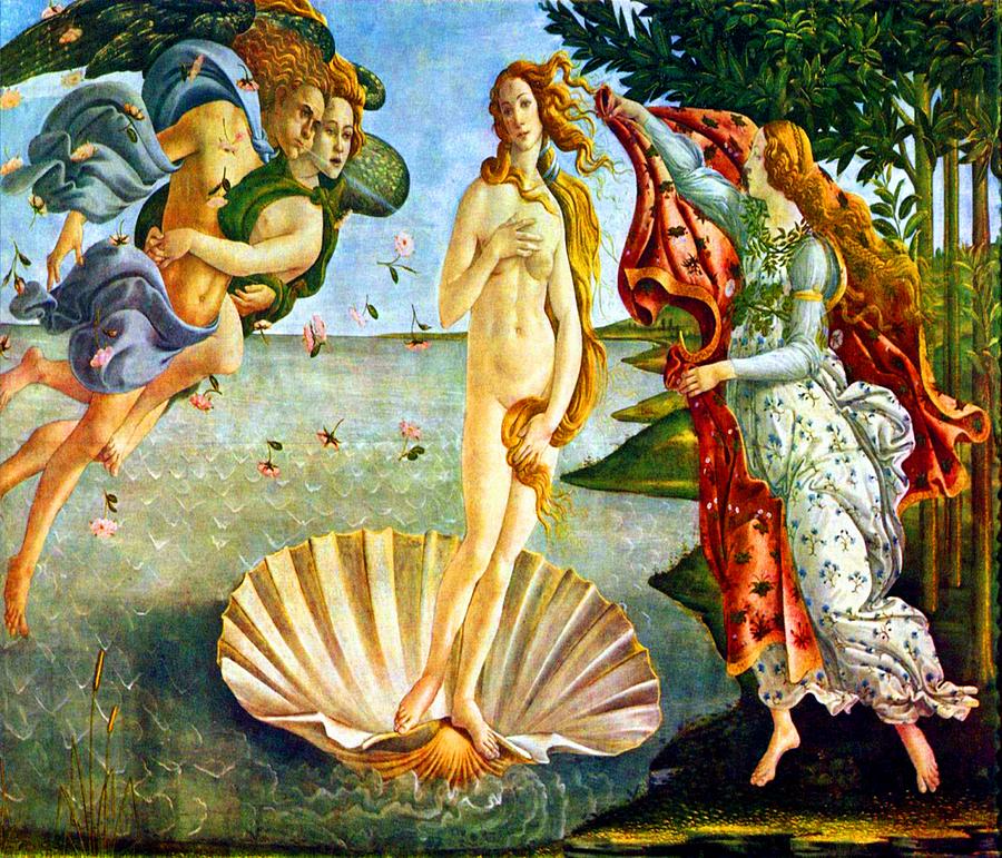Botticelli Painting - The Birth of Venus #12 by Jon Baran