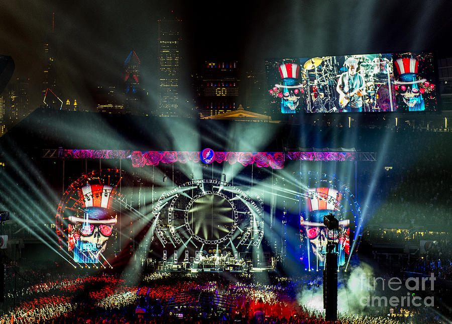 The Grateful Dead at Soldier Field Fare Thee Well #16 Photograph by David Oppenheimer