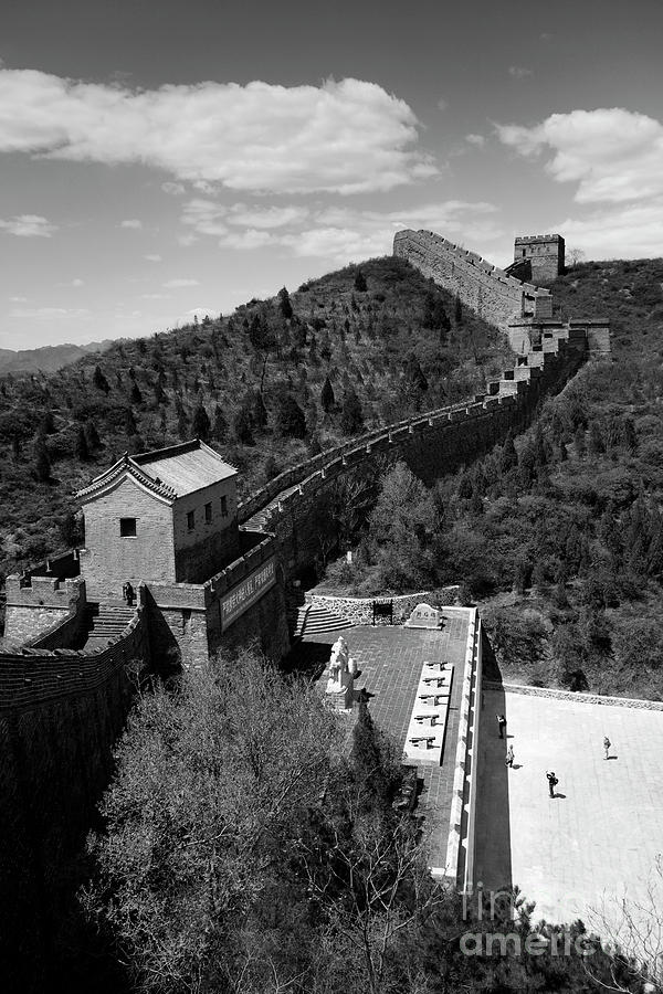 Landscape Photograph - The Great Wall of China near Jinshanling village, Beijing #12 by Dave Porter