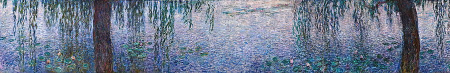 The Water Lilies Morning Painting by Claude Monet