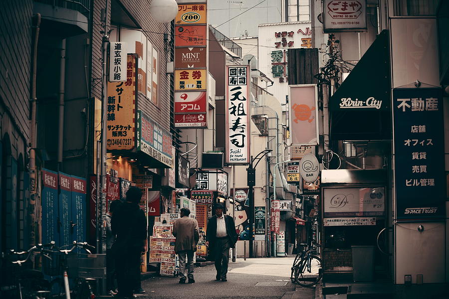 Tokyo street #12 Photograph by Songquan Deng