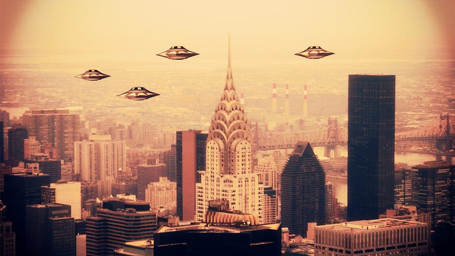 Fantasy Photograph - UFO Sighting #12 by Esoterica Art Agency