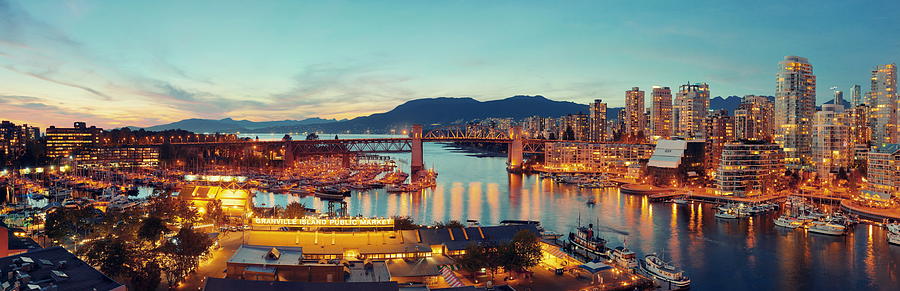 Vancouver harbor view  #12 Photograph by Songquan Deng