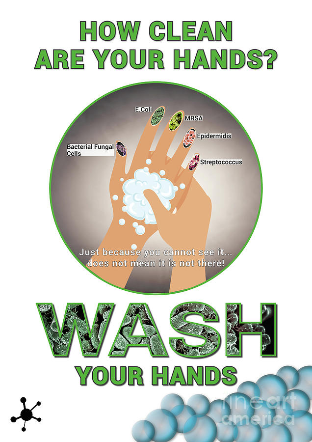 Wash Your Hands - Infographic poster promoting good hand hygiene ...