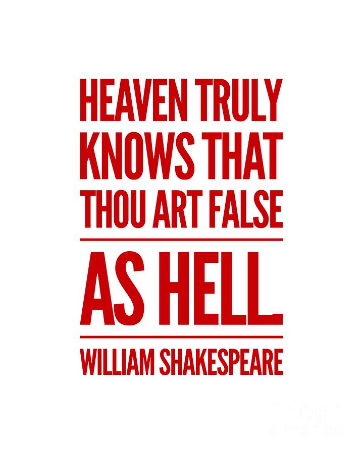 William Shakespeare, Insults and Profanities #12 Digital Art by Esoterica Art Agency