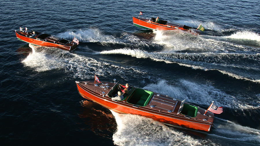 Classic Wooden Runabouts #16 Photograph by Steven Lapkin