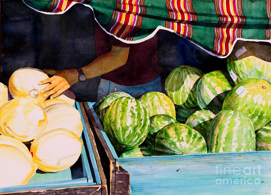 #120 Melon Touch #120 Painting by William Lum