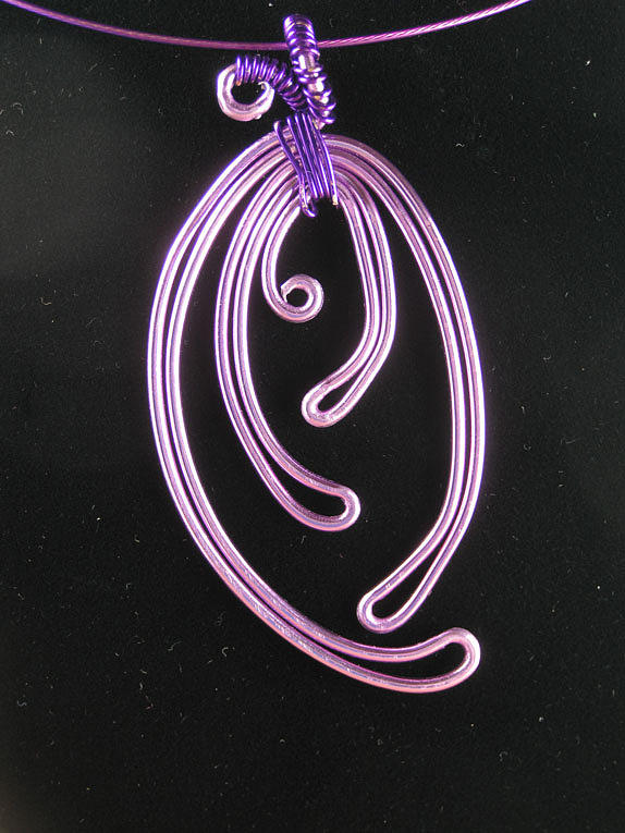 Necklace Jewelry - 1205 Mooka-Lav by Dianne Brooks
