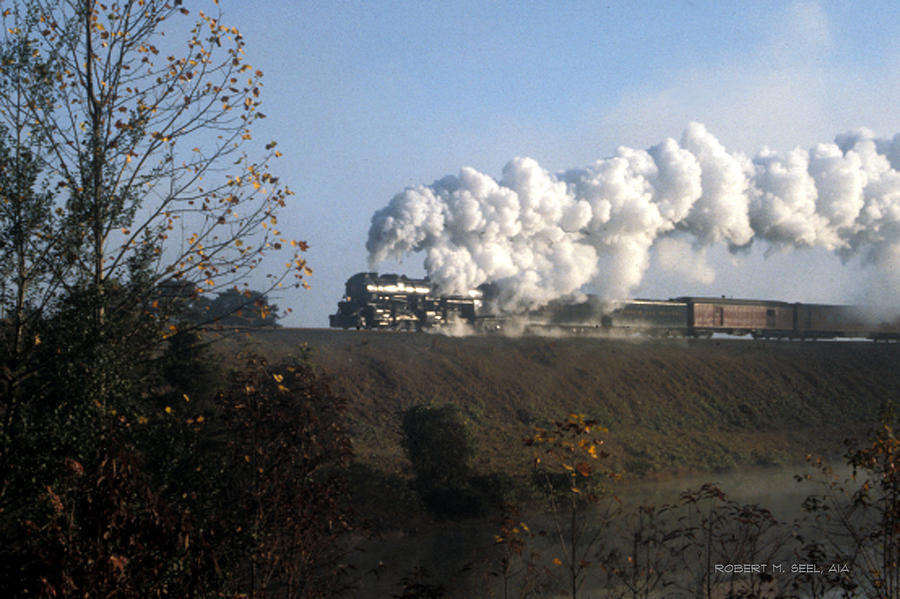 Train Photograph - 1218 Clemson Morning by Robert M Seel