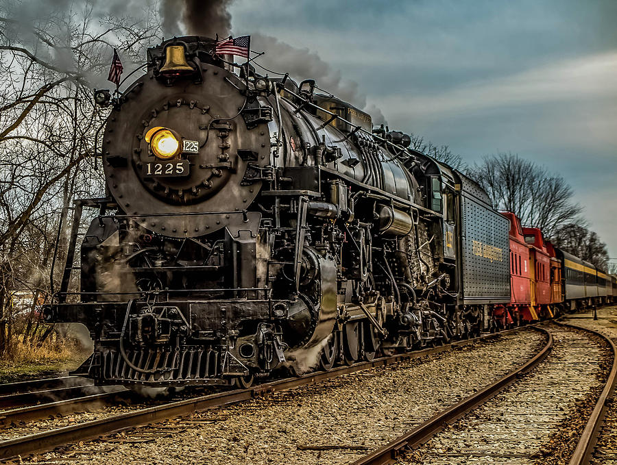 1225 On The Tracks Photograph by Maria Williams - Fine Art America