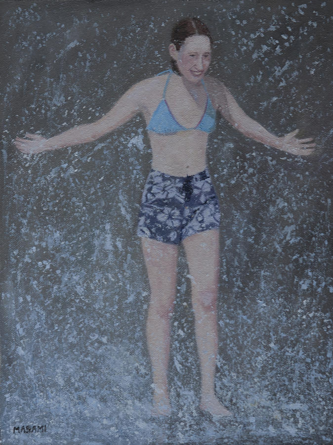 Fountain Girl #123 Painting by Masami Iida