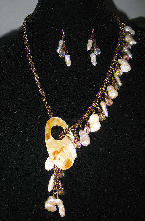 Byzantine Jewelry - 1240 Byzantine Pearl by Dianne Brooks