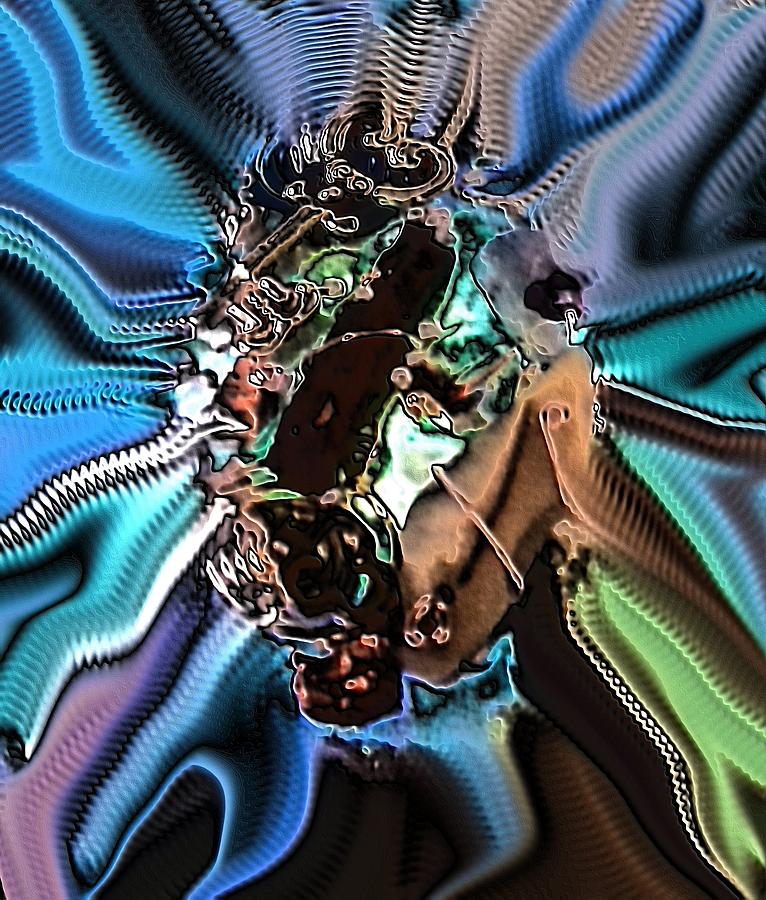 Abstract Orgone #13 Digital Art by Belinda Cox