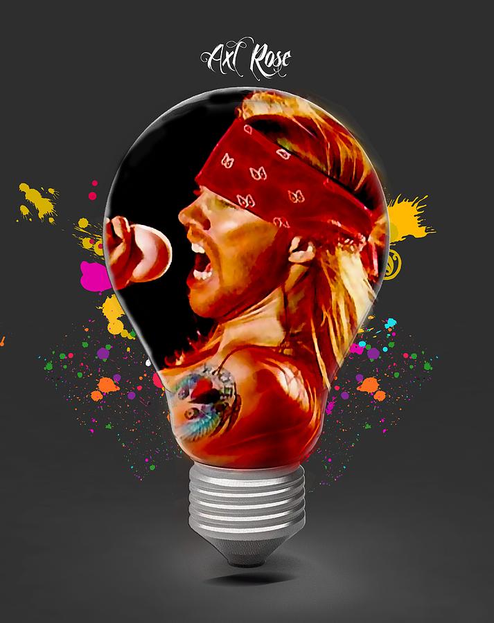 Axl Rose Mixed Media - Axl Rose Collection #4 by Marvin Blaine