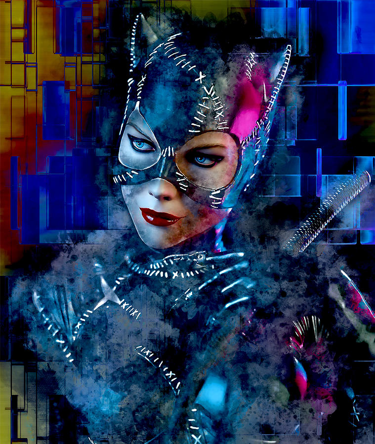 Catwoman #10 Mixed Media by Marvin Blaine