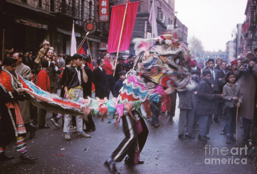 Chinese New Year 1963 Photograph by The Harrington Collection Fine