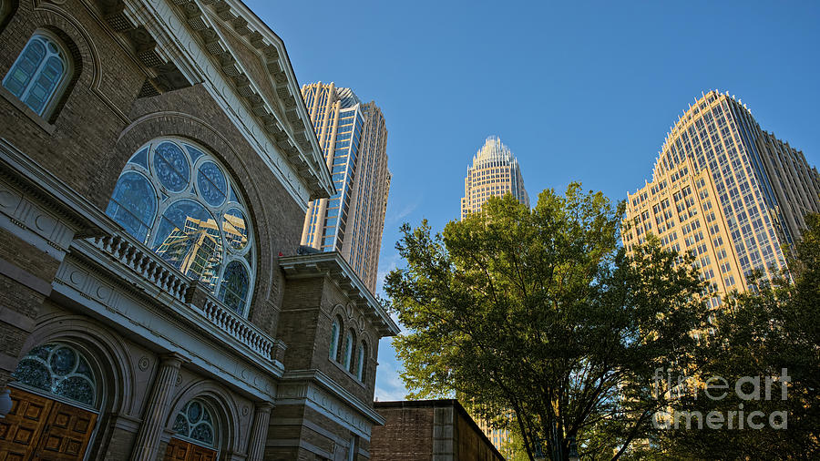 Charlotte Photograph - City of Charlotte, NC architecture #13 by Patrick Lynch
