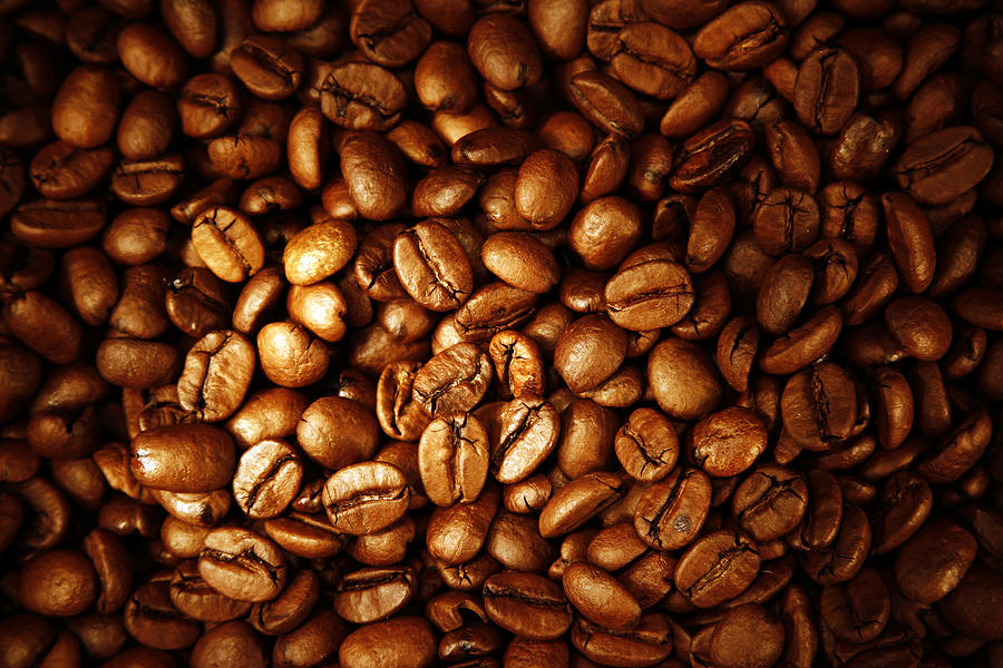 Coffee beans #13 Photograph by Les Cunliffe