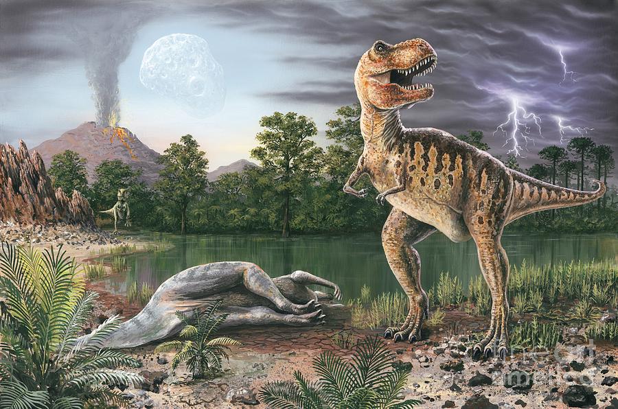 Cretaceous Tertiary Extinction Event Photograph By Richard Bizley